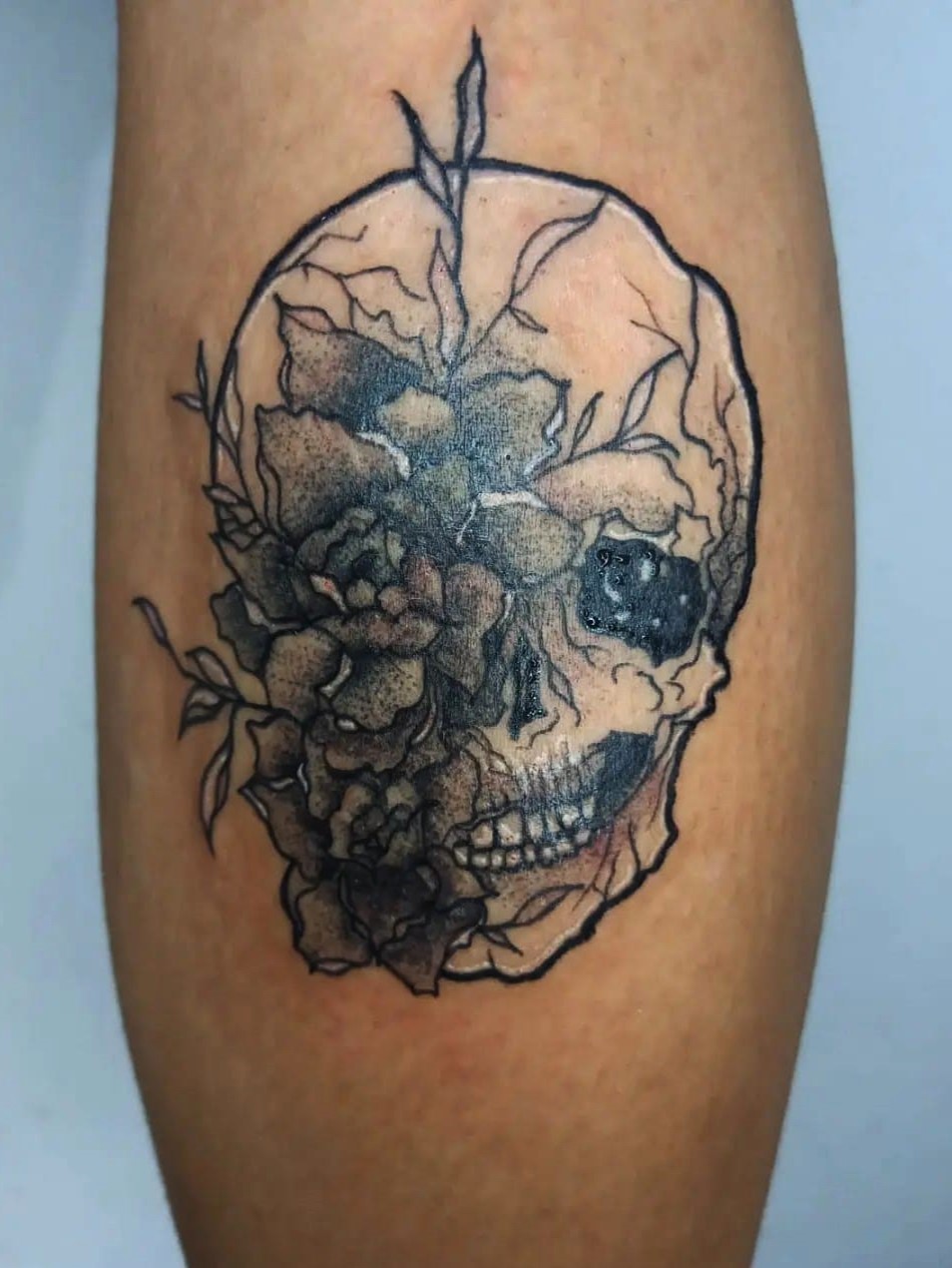 tatuagem 12 - caveira