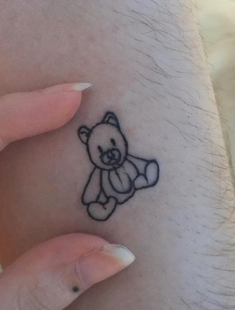 tatuagem 16 - ursinho