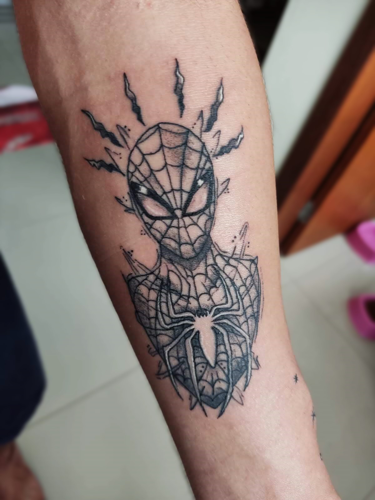 tatuagem 2 - homen aranha